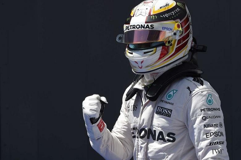 Formula One: Happy Lewis Hamilton rediscovers mojo and pole position ...