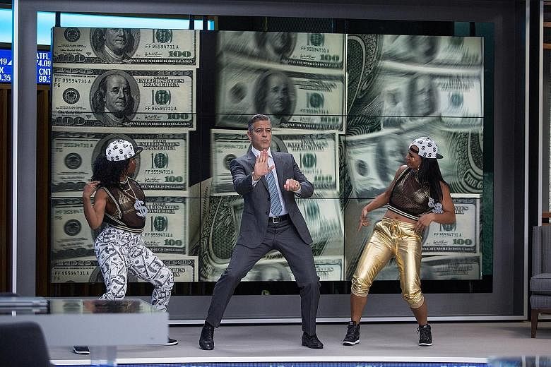 George Clooney plays the host of a stock tips show on television in Money Monster.