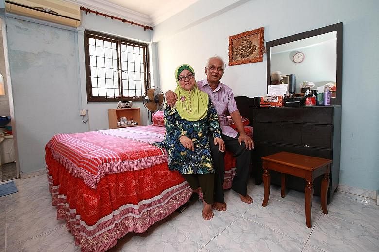 Mr Abdul Rahman and his wife, Madam Samah, sold back 46 years of the lease on their four-room flat in Jurong West to the Housing Board for about $144,000.