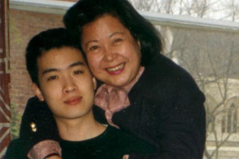My Life So Far: Backpacking in Tibet in May 1986 when he was a student of the Beijing Language and Culture University, and with his mother, Elizabeth Lee (above), in London in 1990.