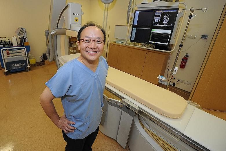 Although one of his main jobs is to open up narrowed arteries, Dr Teo believes prevention is better than cure.