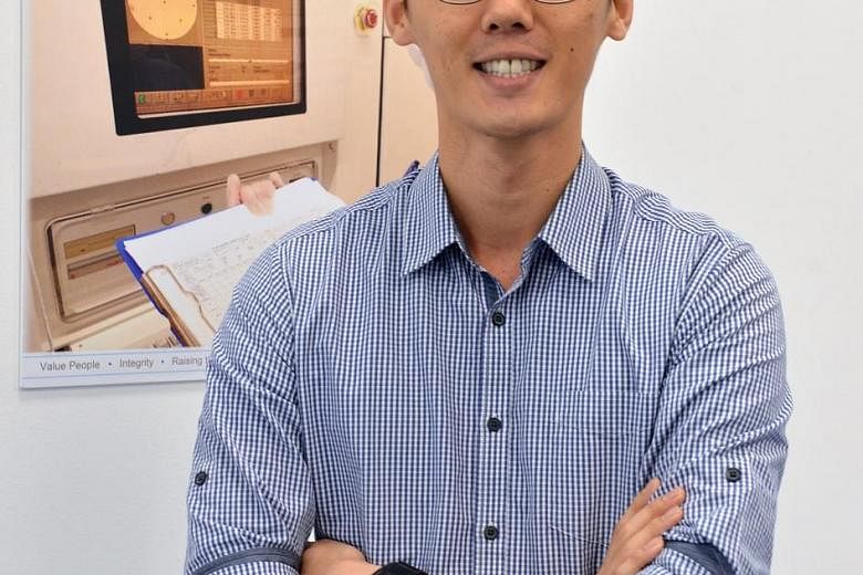 Mr Wong had to undergo over six months of training when he decided to switch from gas manufacturing to wafer fabrication.
