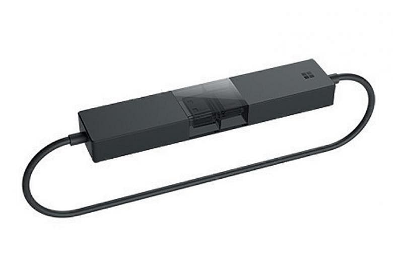The Microsoft Wireless Display Adapter uses Miracast, a form of Wi-Fi Direct technology, to transmit video and audio from your device to itself. It also supports Intel WiDi.