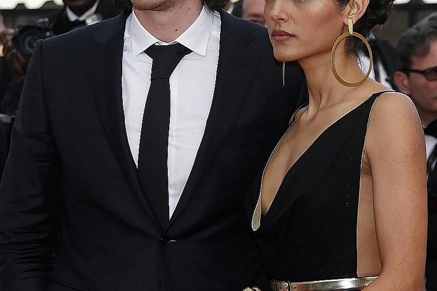 Adam Driver and Golshifteh Farahani at the screening of Paterson in Cannes.