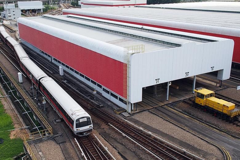 SMRT has partnered with local firm Sunseap to install a solar photovoltaic system at Bishan Depot. It is expected to meet the depot's lighting and air-conditioning needs, though train movements will not use solar power.