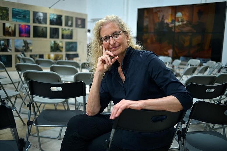 The exhibition, Women: New Portraits, by Annie Leibovitz (above) ends on Sunday.
