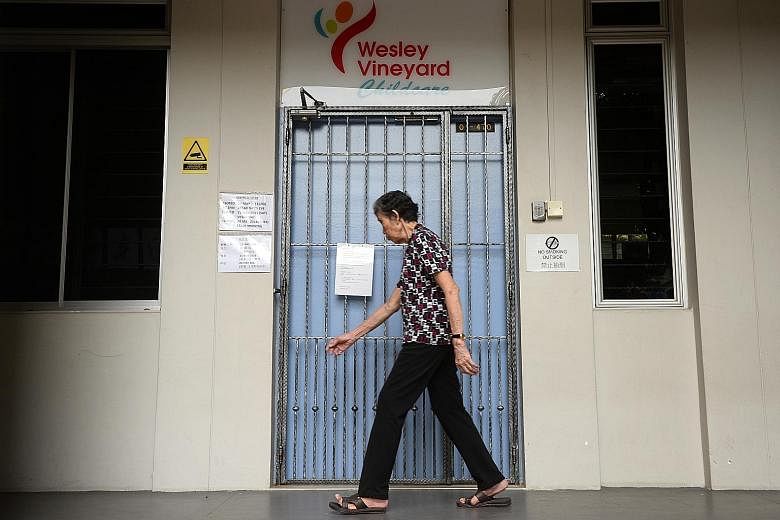 Wesley Vineyard Childcare in Serangoon North is one of three centres with clusters of prolonged HFMD transmission that are on the Ministry of Health watch list.