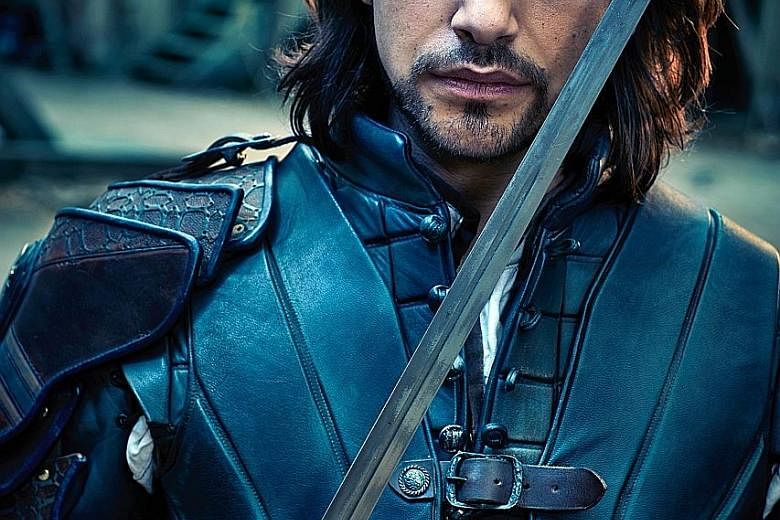 Luke Pasqualino as d'Artagnan in The Musketeers.