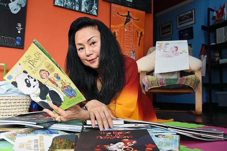 Ms Chiang believes that technology for children under the age of three is a big no-no. She frowns upon parents who use videos on mobile phones to placate restless children. "Don't buy them too many electronic toys, buy them books instead. Parents sho