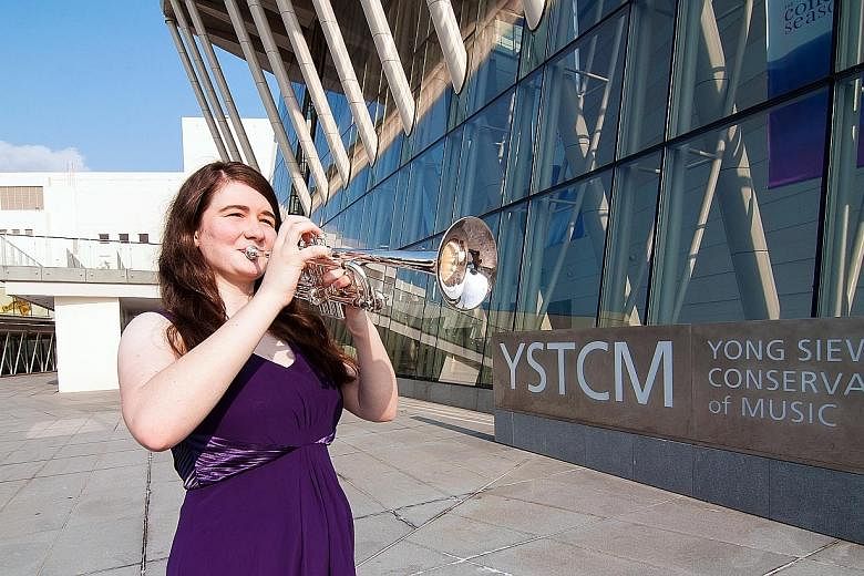 Trumpet player Bethany Nette founded a music-and- wellness programme which brought music to Alexandra Hospital to benefit patients and staff.