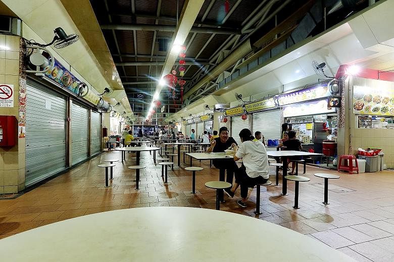 During Pek Kio Market and Food Centre's closure, utensils, tables, chairs and food preparation surfaces will be cleaned and disinfected. More than 180 cases of gastric flu have been reported in the Owen Road area as of Monday, according to the author