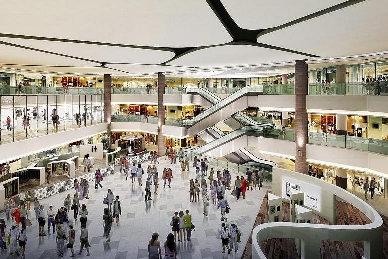 Compass One will have a larger public library, over 50 new retailers and a children's playground after the revamp. M&G Real Estate has also revealed that about 30 per cent of the space would be for food and beverage, up from 20 per cent previously.