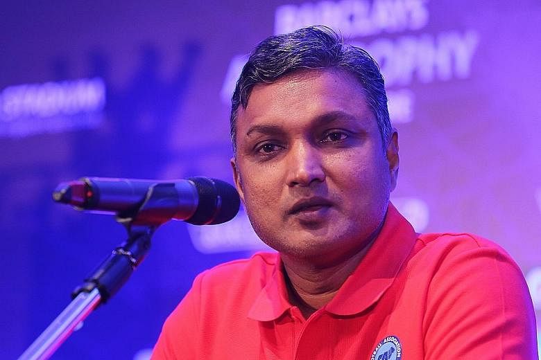 The Football Association of Singapore has given Sundram the target of reaching the semi-finals of the Asean Football Federation Suzuki Cup. The 50-year-old, however, declined comment on his imminent appointment as Lions coach.