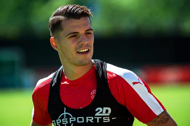 Swiss midfielder Granit Xhaka is an exciting young player but needs to control his aggression more.