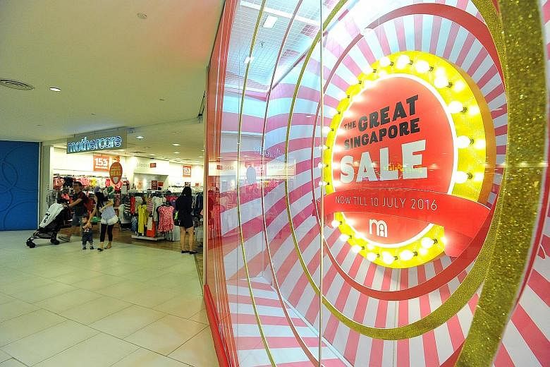 Baby supplies store Mothercare is one retailer that launched its sale before the official start of the Great Singapore Sale.
