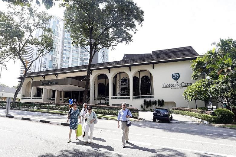 At the Tanglin Club's AGM today, a resolution being tabled is the addition of 11 more guest rooms. But two former club presidents want to maximise the potential of the land.
