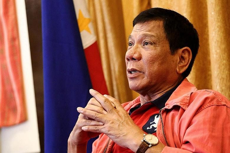 Mr Duterte opted to stay in his stronghold in Davao city instead of attending the proclamation held in the capital, Manila.