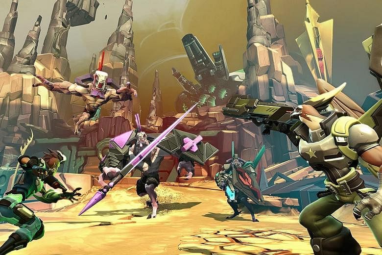 In Battleborn, Alien races battle for control of the last source of energy - a fading star.