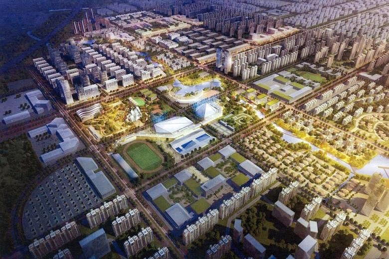 KSH has a 22.5 per cent stake in the massive 533.3ha Gaobeidian township project (above) in Hebei province. The 3,050 residential units it is aiming to launch in the joint venture development comprise 1,600 mass-market units and 1,450 high-end ones.