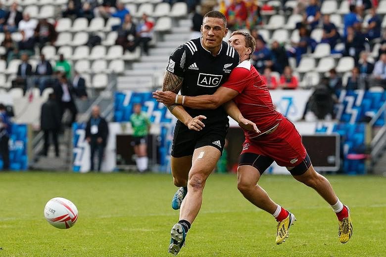 Sonny Bill Williams (left) has committed himself to the All Blacks. He will mark his return to the 15-a-side team after playing sevens at Rio.