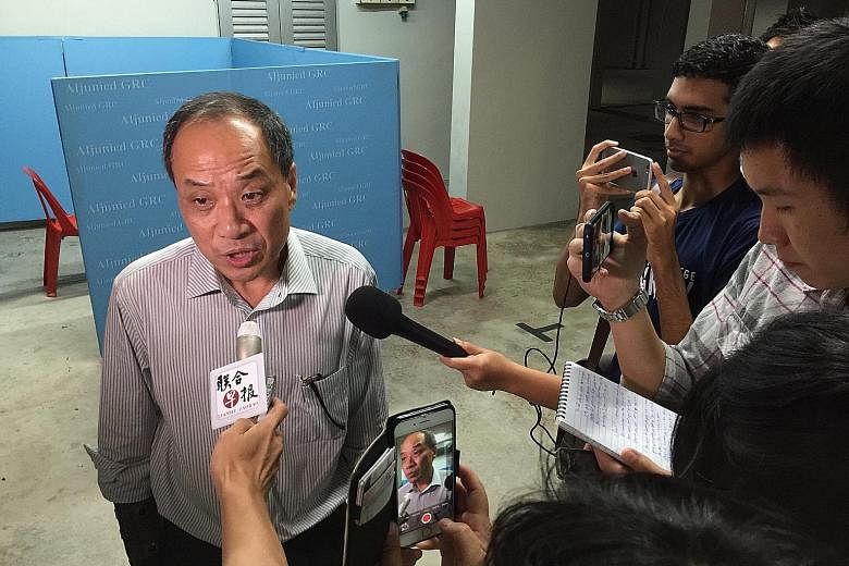 Mr Low, speaking to reporters before his Meet-the-People Session in Hougang yesterday, said it was unproductive to take the results of WP's internal election as indicating dissent in the party. On Sunday, he was challenged for the first time since 20
