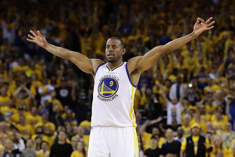 Warriors swingman Andre Iguodala is expected to be tasked with defending against Cleveland's star forward LeBron James during the NBA Finals.