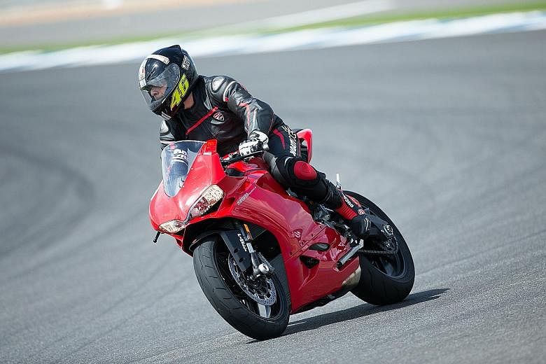 The Panigale's excellent brakes and sticky Pirelli tyres help to keep each ride safe.