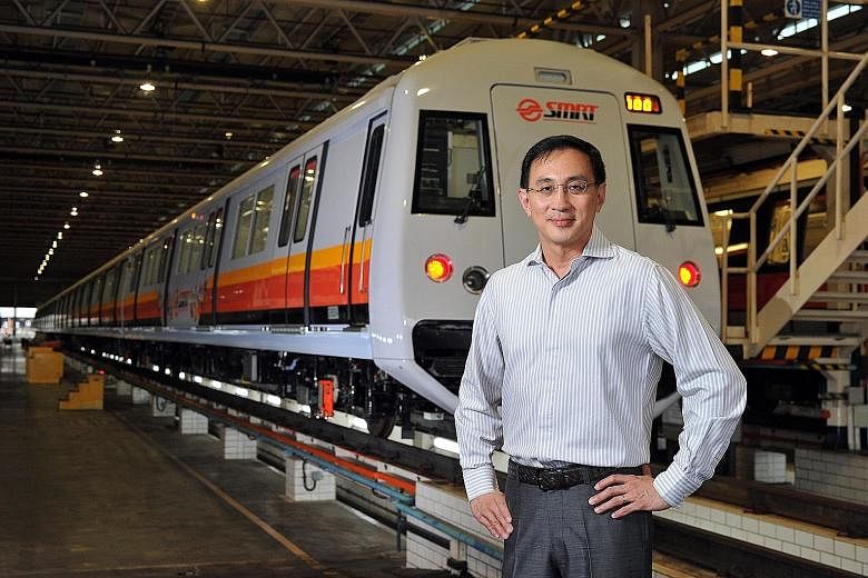 Before his pay cut, Mr Kuek's compensation was the heftiest that SMRT has paid to any of its chief executives. SMRT did not say why Mr Kuek's pay was crimped, but the previous year it defended his record remuneration.