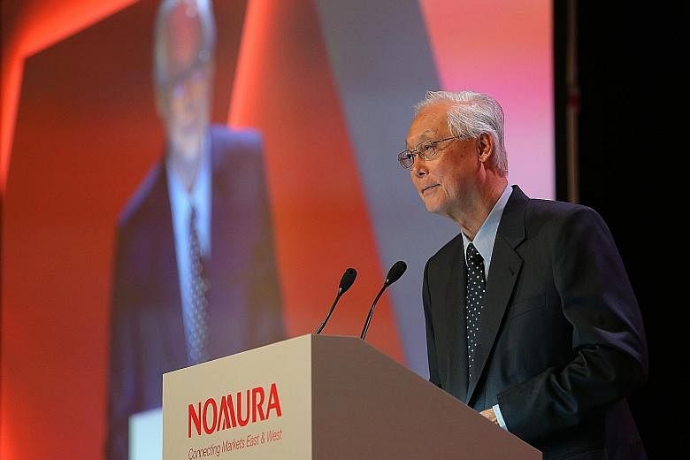 Mr Goh told the Nomura Investment Forum yesterday that the continued growth and prosperity of Asia is dependent on harmonious, open and inclusive cooperation in the region.