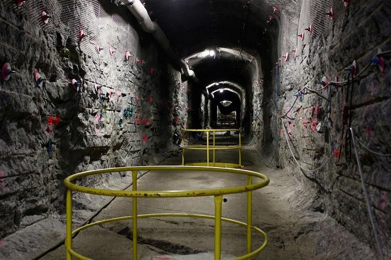 The world's first underground repository for highly radioactive nuclear waste at the Olkiluoto nuclear power plant in western Finland. Most nations keep the waste above ground in temporary storage facilities. 