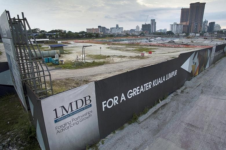 The site of the Tun Razak Exchange financial district, which is owned by 1MDB, in Kuala Lumpur. A report in the Wall Street Journal said that the US authorities are probing Goldman Sachs over a US$3 billion transfer from a bond issue it arranged for 