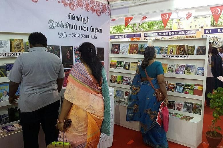 The Singapore Pavilion at the Chennai Book Fair boasts about 120 titles by Singapore Tamil writers and will present daily programmes such as panel discussions and meet-the-author sessions.