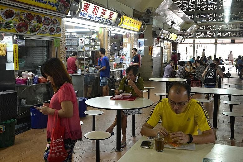 Pek Kio Market and Food Centre was closed for thorough cleaning after investigations found it had been patronised by many who fell sick with vomiting and diarrhoea.