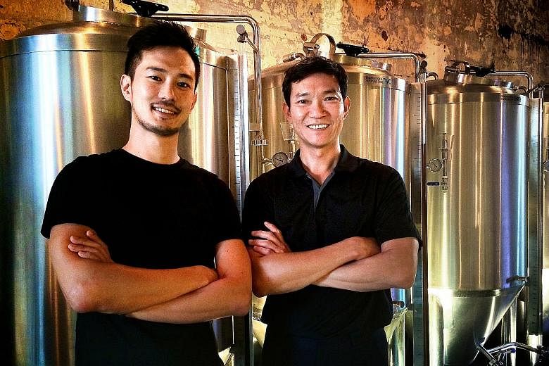 The 2015 edition of Beerfest Asia drew 32,000 people. 1925 Microbrewery & Restaurant's director Ivan Yeo and brewmaster Yeo King Joey (far right) will be taking their beer to Beerfest Asia 2016.