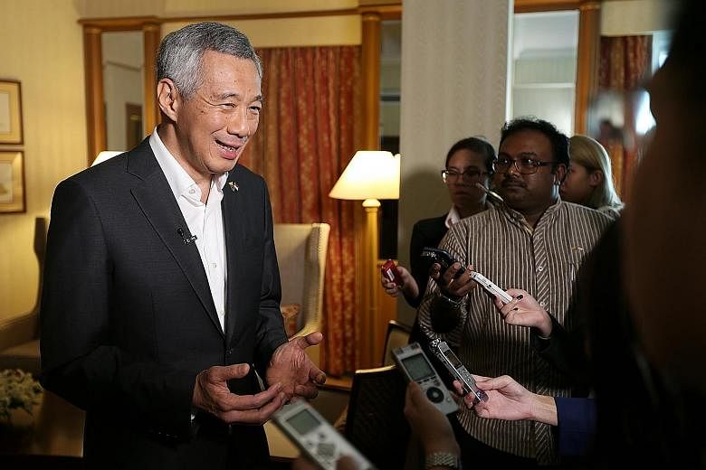 PM Lee, speaking yesterday at the end of a visit to Myanmar, highlighted how cyber security is a problem that Singapore has been trying to tackle since the days of the floppy disks. He said Internet surfing is "the easiest way by which somebody can p