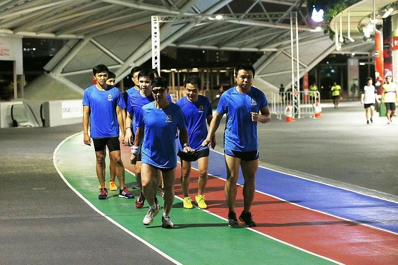The Singaporean team of Goh Giin Huat, Marc Chiang, Ong Hock Bee and Kelvin Tan will be running at July's Mizuno Ekiden for the first time.