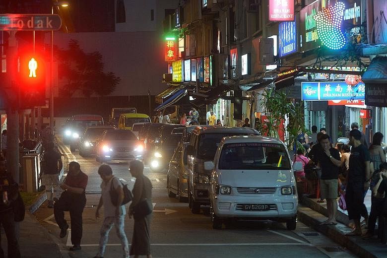 Some residents find the ban on new eateries in areas of Bedok and Upper Thomson (left) a relief, saying there are already enough food places.