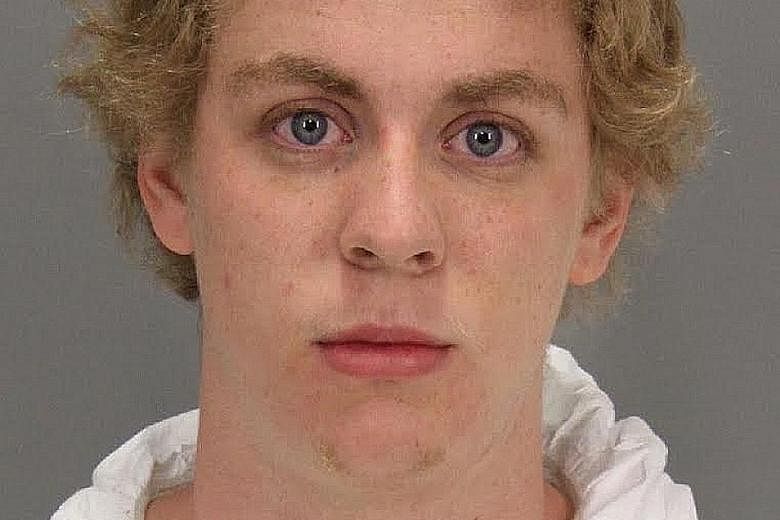 Turner, 20 (top), was sentenced to six months' jail and three years' probation after being found guilty of sexual assault. The decision sparked controversy, including calls (above) for the judge to be removed from the Bench.