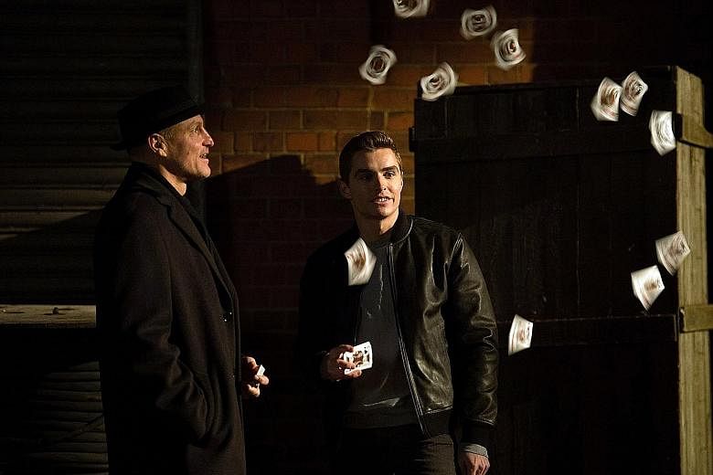 Now You See Me 2 stars Woody Harrelson (left) and Dave Franco (right).