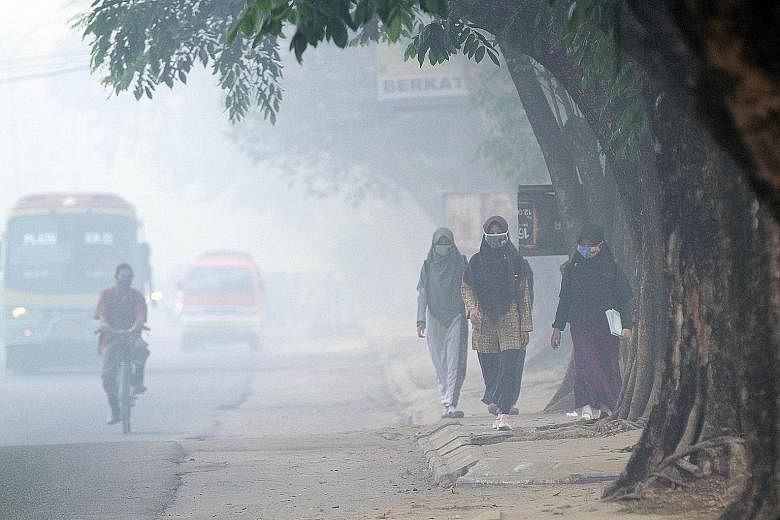 Residents in Palembang, South Sumatra province, were among the people who were worst hit when air pollution soared to record levels in October last year.