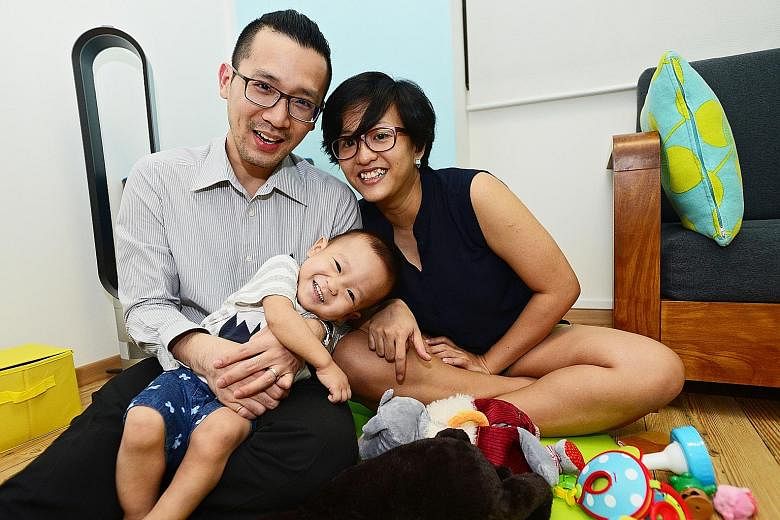 From the age of two months, baby Donovan Tay (right) developed unexplained fever, unusually severe eczema that covered his entire body and blood abnormalities. His skin was also turning black from what was later diagnosed as Omenn syndrome, an extrem