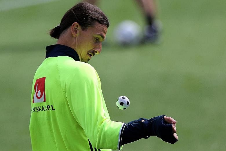 Zlatan Ibrahimovic will again be spearheading Sweden's attack against Group E pace-setters Italy, who will hope to muzzle the mercurial forward.
