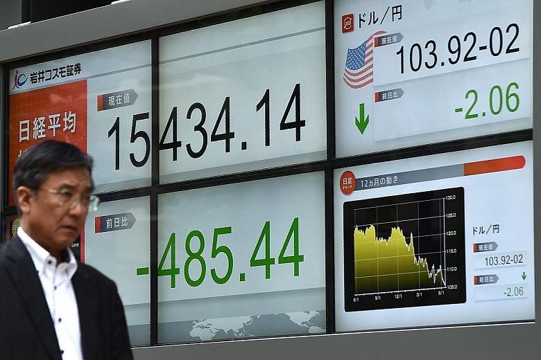 Tokyo stocks took the biggest hit among Asian equities yesterday, losing 3.05 per cent. Japan has decided not to launch further stimulus measures for now, while the US is maintaining its interest rates.