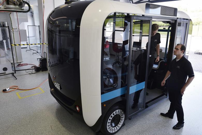 3D printed, self-driving minibus called 'Olli' to hit the road in US ...