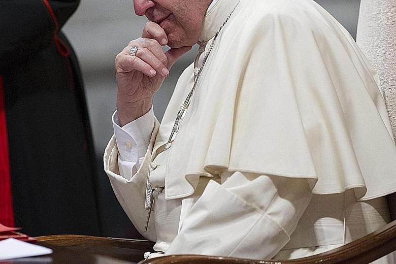 Pope Francis upset Catholic conservatives when he said a "great majority" of Catholic marriages were invalid due to couples' failure to truly understand the permanence of the sacrament.