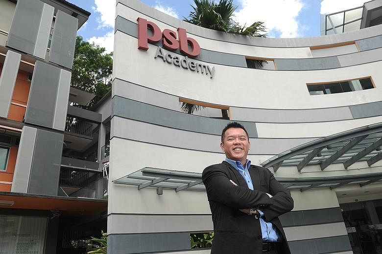 Mr Chang is chief operating officer of PSB Academy. At the private education institution, he tends to bursary and aid requests to ensure that deserving students get help in pursuing higher education.