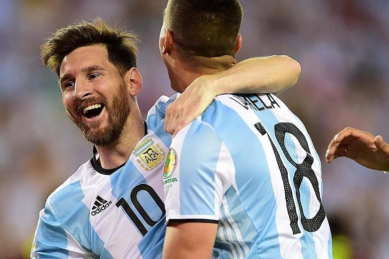Lionel Messi tied Gabriel Batistuta's national goal record with his strike against Venezuela. The Argentina ace will hope to equal the former national striker on another count by winning the Copa America.