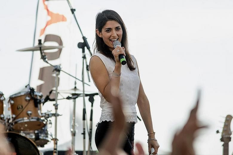 Ms Raggi, the rising star of the populist Five Star movement, entered politics only five years ago. The birth of her son and her determination to not let him grow up in a city with problems such as failing public services and endemic corruption led h