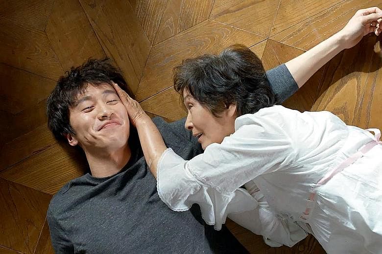 K-drama Dear My Friends' on-screen son and mother played by Lee Kwang Soo (left) and Kim Hye Ja.