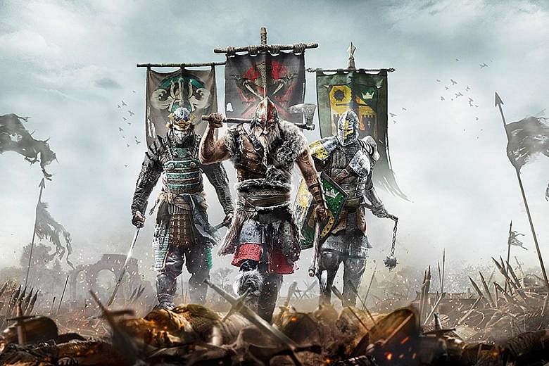 Vikings, Knights and Samurais are pitted against each other in For Honor.